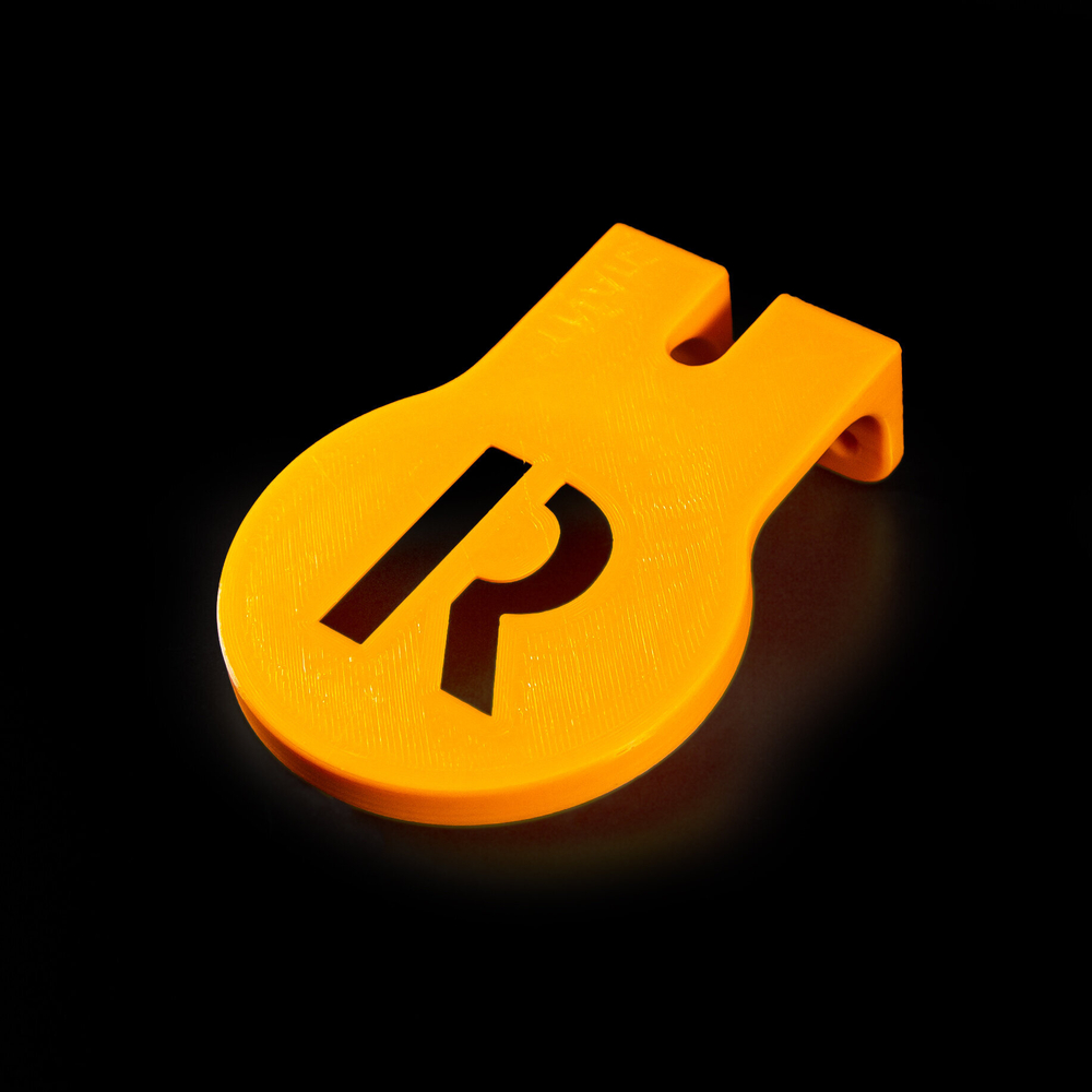 Настенный кронштейн-полка для Яндекс станций (Алиса) Лайт (первое поколение) 3D печать, оранжевый