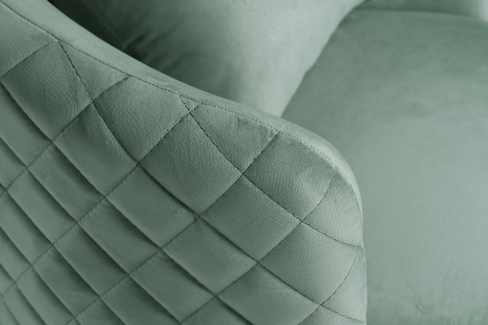 Кресло вращающееся Garda Decor VERONA-2K-МЯТНЫЙ-Riv34