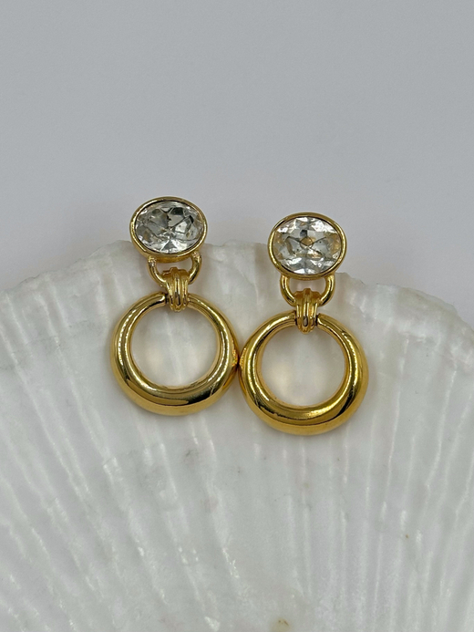 Серьги с кристаллами Givenchy