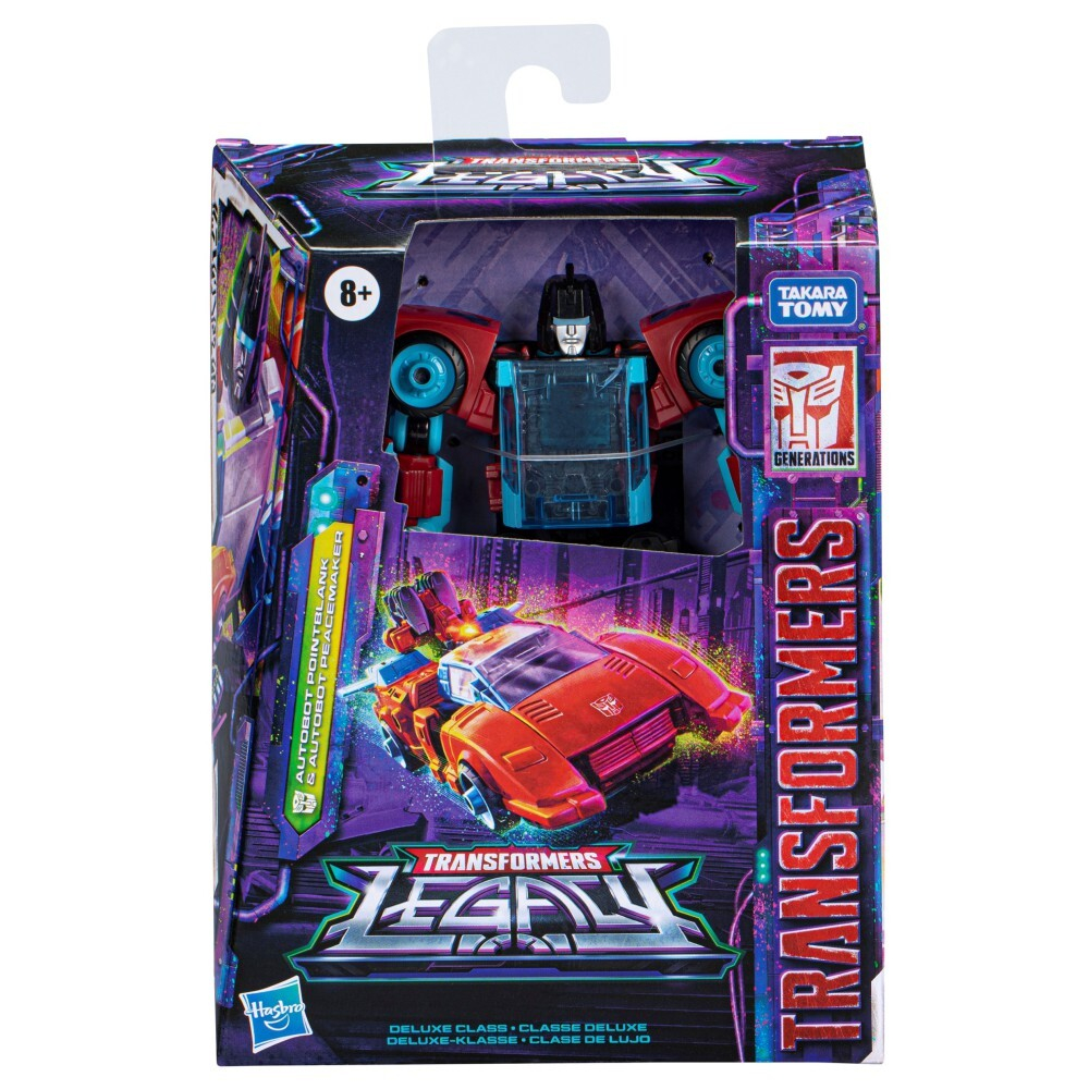 Hasbro Transformers Generations Legacy - Делюкс фигурка автобота Пойнтбланк и автобота Миротворец F3035 / артикул   F2990 F3035  / GTIN 5010994108526