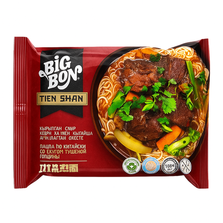 Лапша Big Bon Рамен Тушеная говядина 100 гр