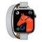 Apple Watch Series 10 Hermes 42 mm Attelage Double Tour (Bleu Glacier)