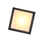 SL077.402.01 Светильник уличный потолочный ST-Luce Черный/Белый LED 1*12W 3000K CUBISTA