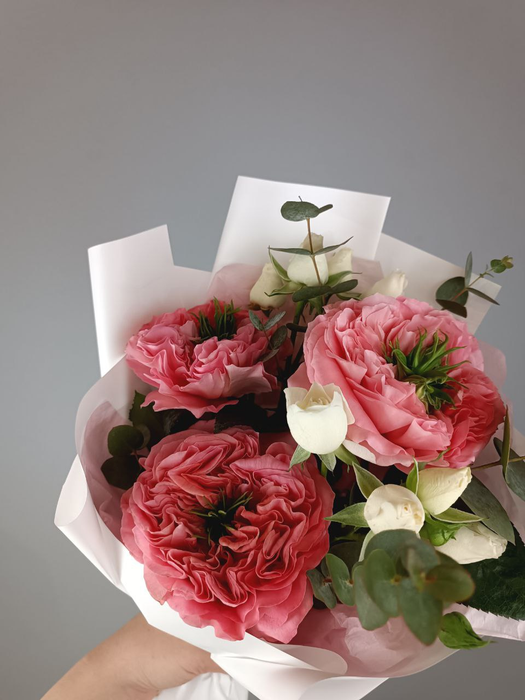 Букет-комплимент "Персиковая симфония"