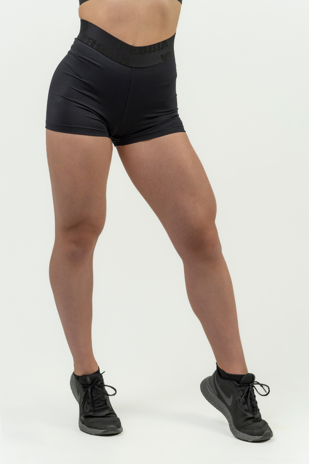 Женские шорты NEBBIA Women's Compression High Waist Shorts INTENSE Leg Day 832 Black