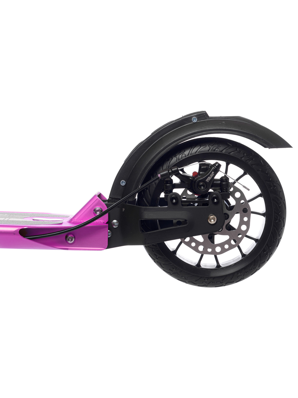 Самокат Urban Scooter Original tm Disc Fucsia, (2023), с дисковым тормозом, складной, городской, двухколесный