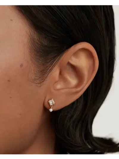 Одиночная серьга Eli серебро 925 пробы покрытое золотом