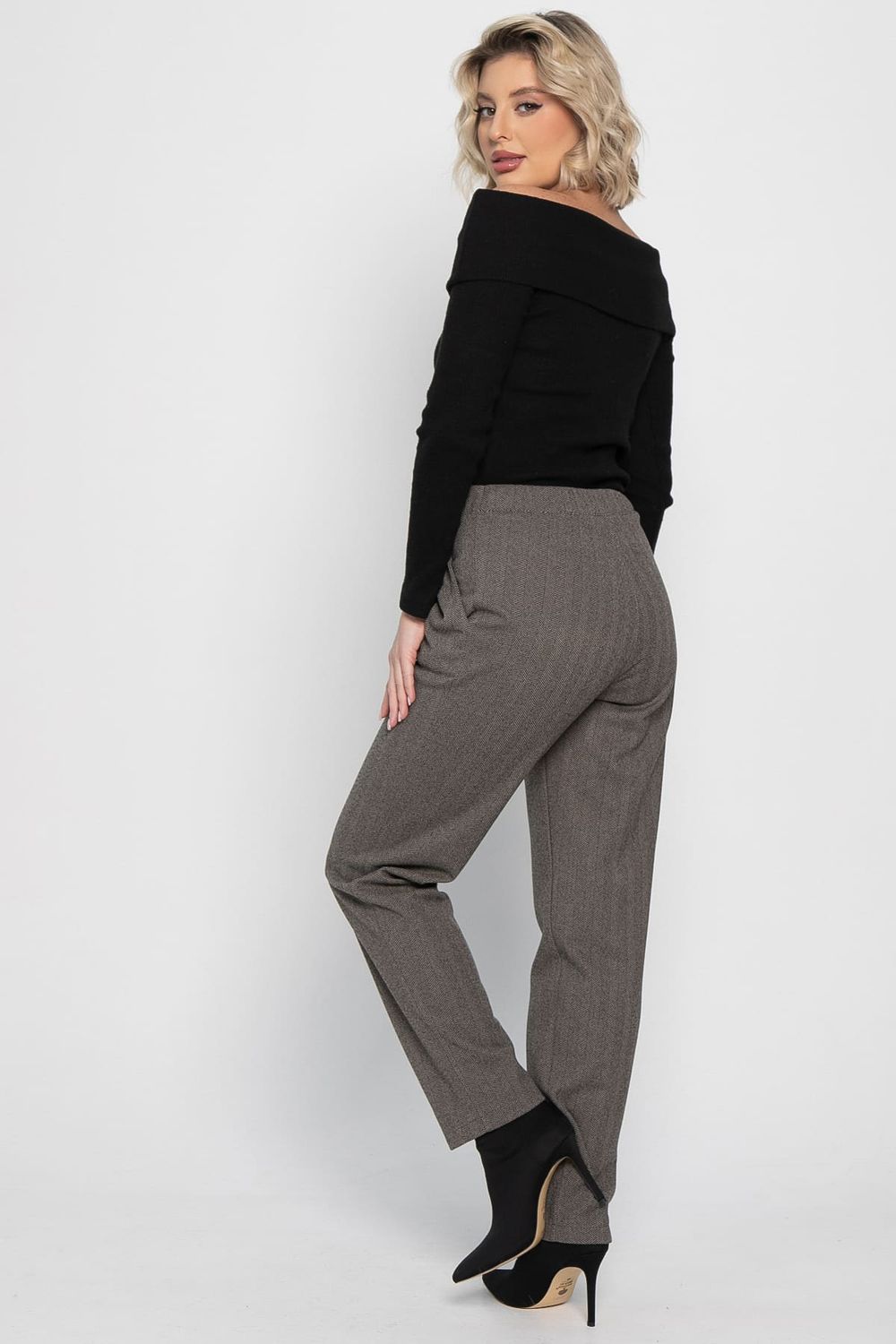 Брюки зауженные Диксон (коричневые) Б15008-8М LT Collection