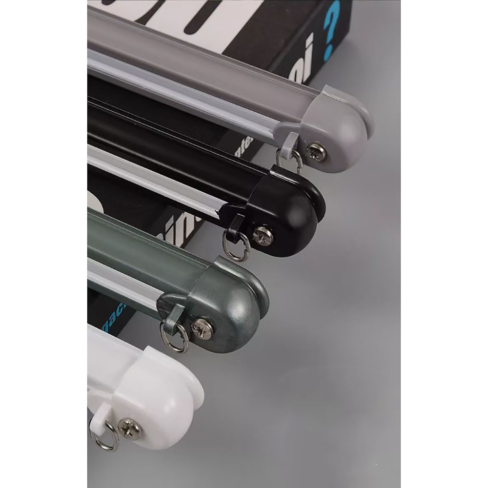 Тихий алюминиевый карниз для штор с бегунками, потолочный/настенный