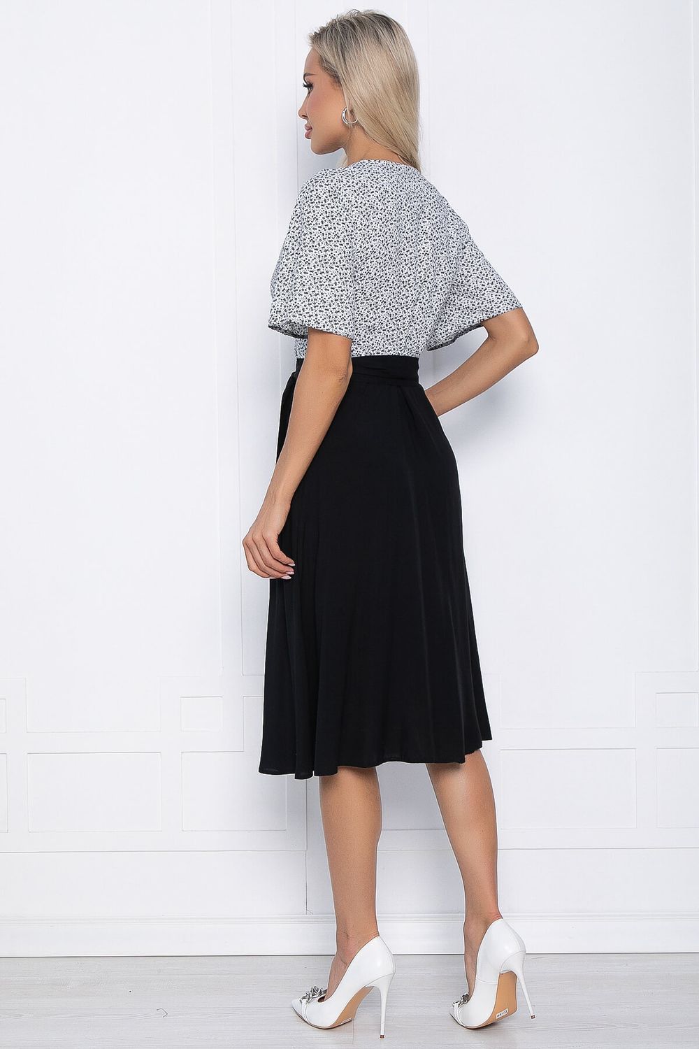 Платье Мода люкс (черно-белое) П10883 LT Collection