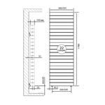 Радиатор Royal Thermo PianoForte Tower Noir Sable - 22 секц.
