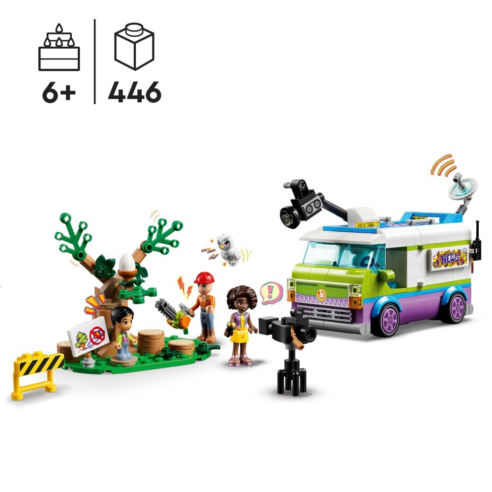 LEGO Friends — Репортерский фургон 41749 / артикул   41749  / GTIN 5702017415321
