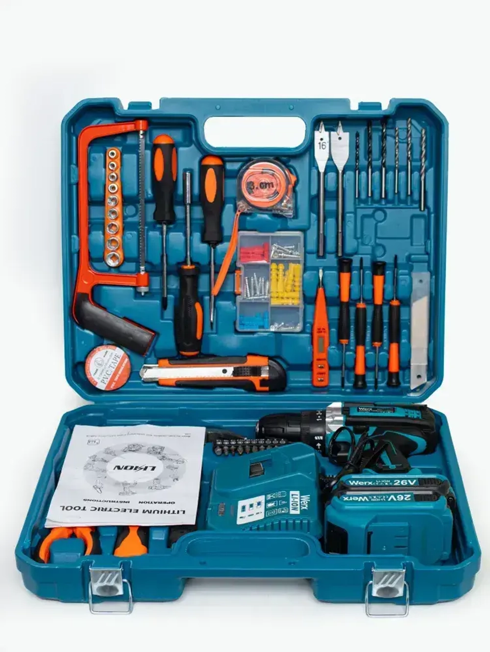 Werx Дрель-шуруповерт, 2 АКБ