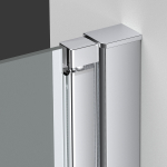 Душевая дверь Alpha VDP-3AL100CL , хром, стекло прозрачное