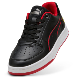 PUMA X SCUDERIA FERRARI КРОССОВКИ ДЛЯ ПОДРОСТКОВ CAVEN 2.0, ЧЕРНЫЙ