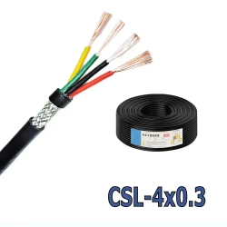 Кабель экранированный CSL-4x0.3/1 метр
