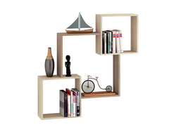 Полка навесная ПН-2, ясень шимо/дуб сонома