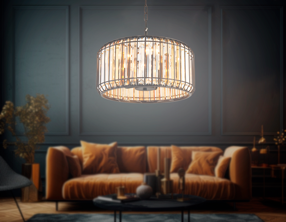 Ambrella Подвесная люстра с хрусталем Loft TR5811