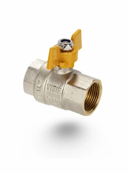 Вентиль газовый AOSKER (ф15) 1/2" ВН/ВН с ручкой-бабочкой