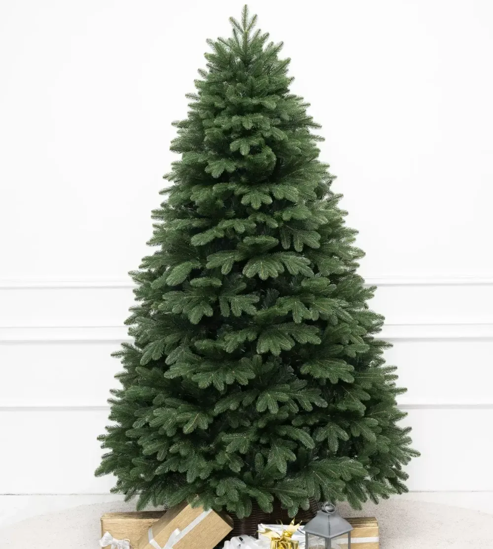 Ель с гирляндой встроенной «Парижанка» (Литая+пвх) 180 см / 1.8 м