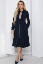 Платье вельветовое "Чувство стиля" (синее) П8585 LT Collection (Акция)