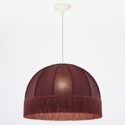 Citilux Базель CL407023 Подвесной светильник патина с красным абажуром