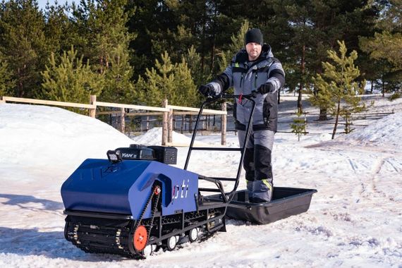 Мотобуксировщик БУРЛАК-М Опти-3 15 л.с.