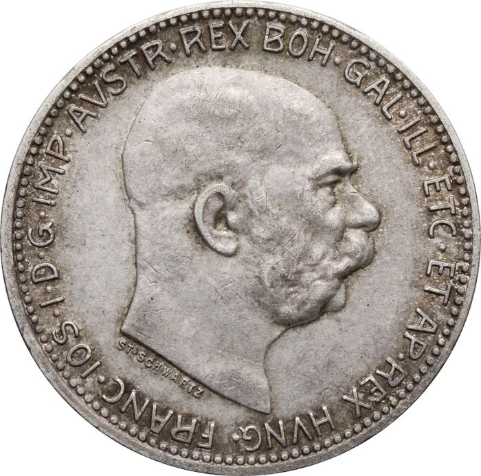 1 крона 1916 Австрия