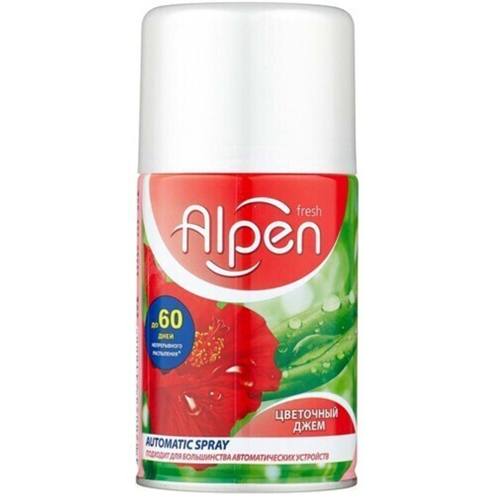 Alpen Fresh 250мл Освеж.возд. Automatic. универ.см.бал. Цветочный джем