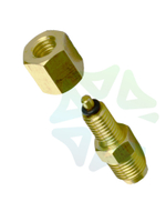 Вентиль-проколка к баллону фреона CH-336 с резьбами 7/16"-27UNF и 1/4" SAE