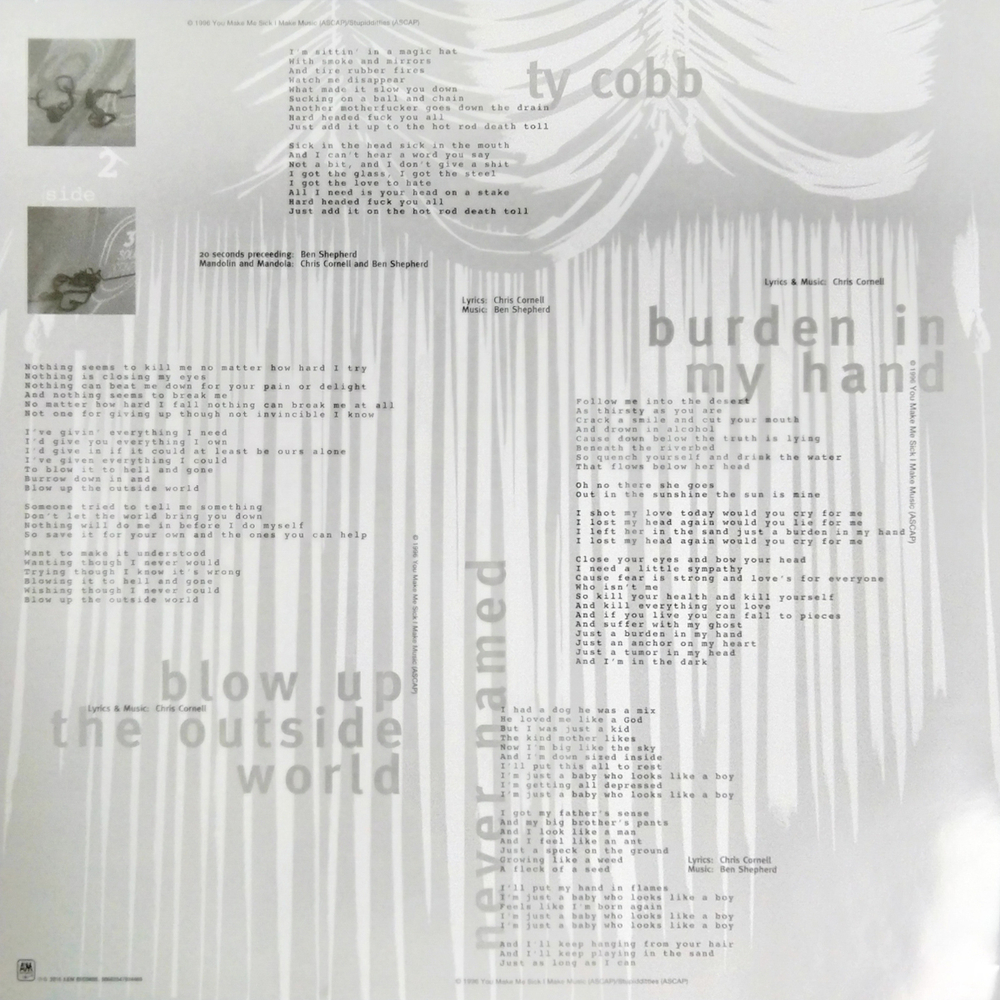 Soundgarden / Down On The Upside (2LP)