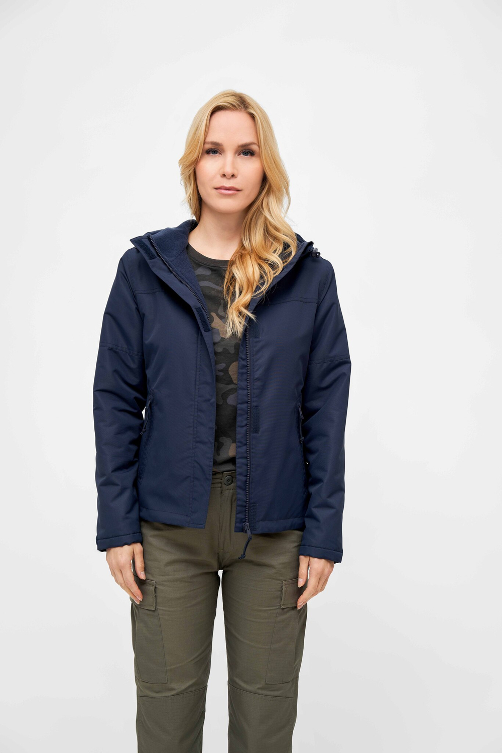 Brandit WOMEN FRONTZIP WINDBREAKER navy