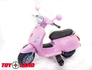 Детский электромотоцикл Toyland Vespa XMX 318 розовый