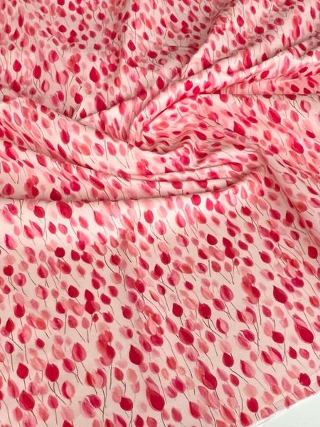 РОЗОВЫЕ БУТОНЫ, АКВАРЕЛЬ - 100% ХЛОПОК 2