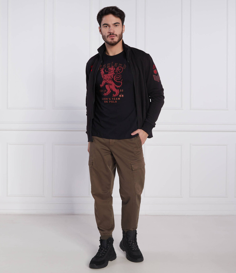 футболка La Martina - черный(UMRE31 JS342)