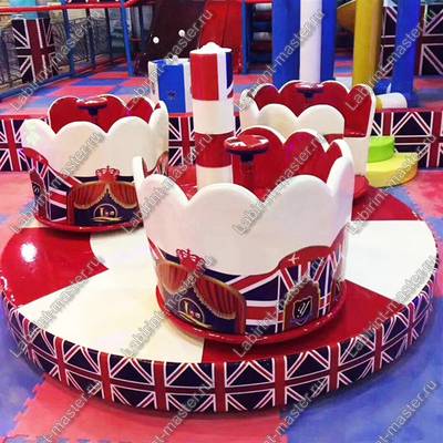 Электрическая карусель детская 4KIDS "Праздничный сюрприз"