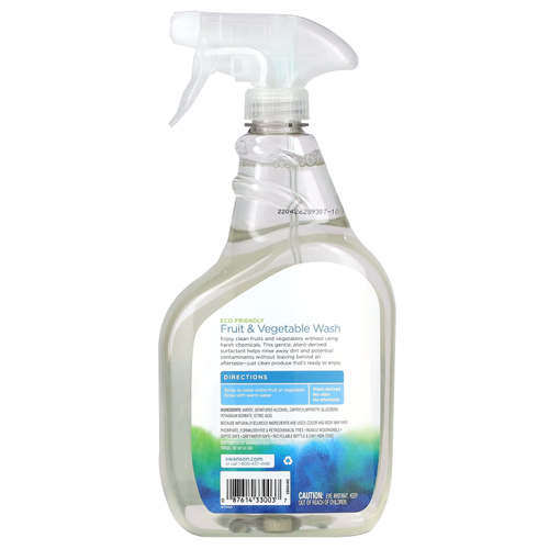 Swanson, Средство для мытья фруктов и овощей, без запаха, 946 мл (32 жидк. унц.)
