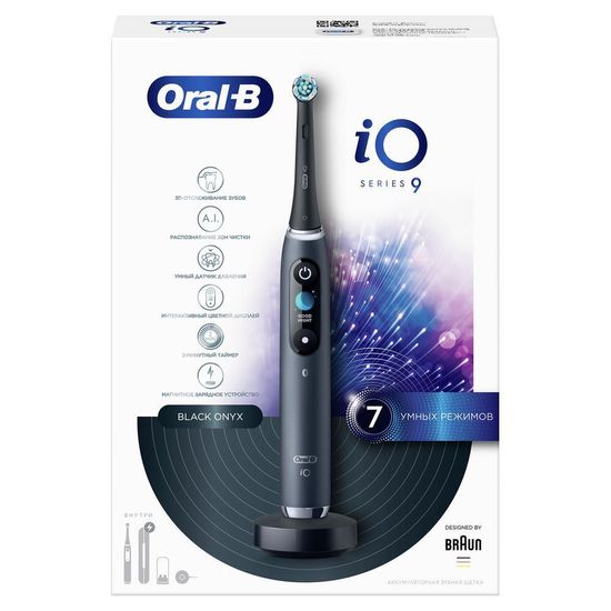 Электрическая зубная щетка Oral-B iO 9 Black Onyx