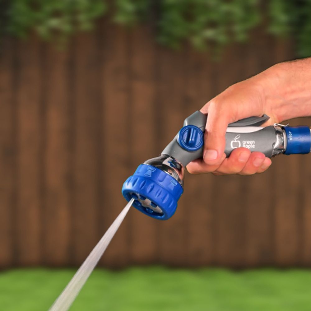 GWHM12-034 GREEN APPLE Пистолет-распылитель, металл, 6 режимов | Аксессуары для полива Green Apple