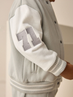 Бомбер и шорты в комплекте для мальчика Next E99-879, Светло-серый