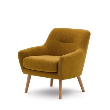 Кресло Candela горчичного цвета