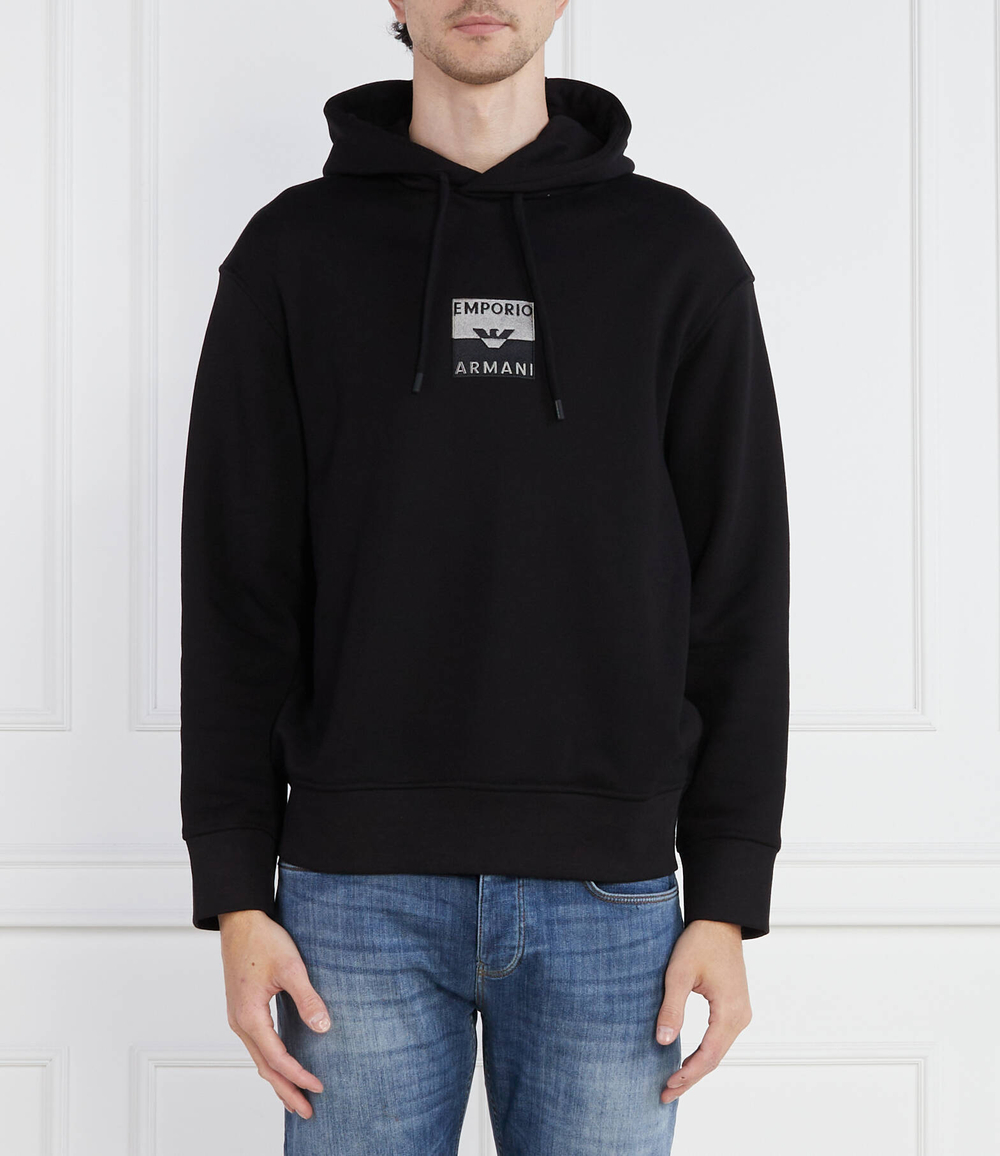 Худи Emporio Armani - черный(6R1MCN 1JWPZ)