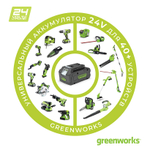 Быстрое зарядное устройство Greenworks G24C4, 24V, 4А