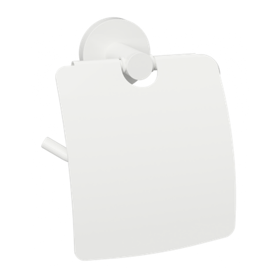 Держатель для туалетной бумаги с крышкой white 104112014