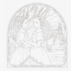 Victorian Fantasy Encyclopedia Kuroi Mori. Coloring book