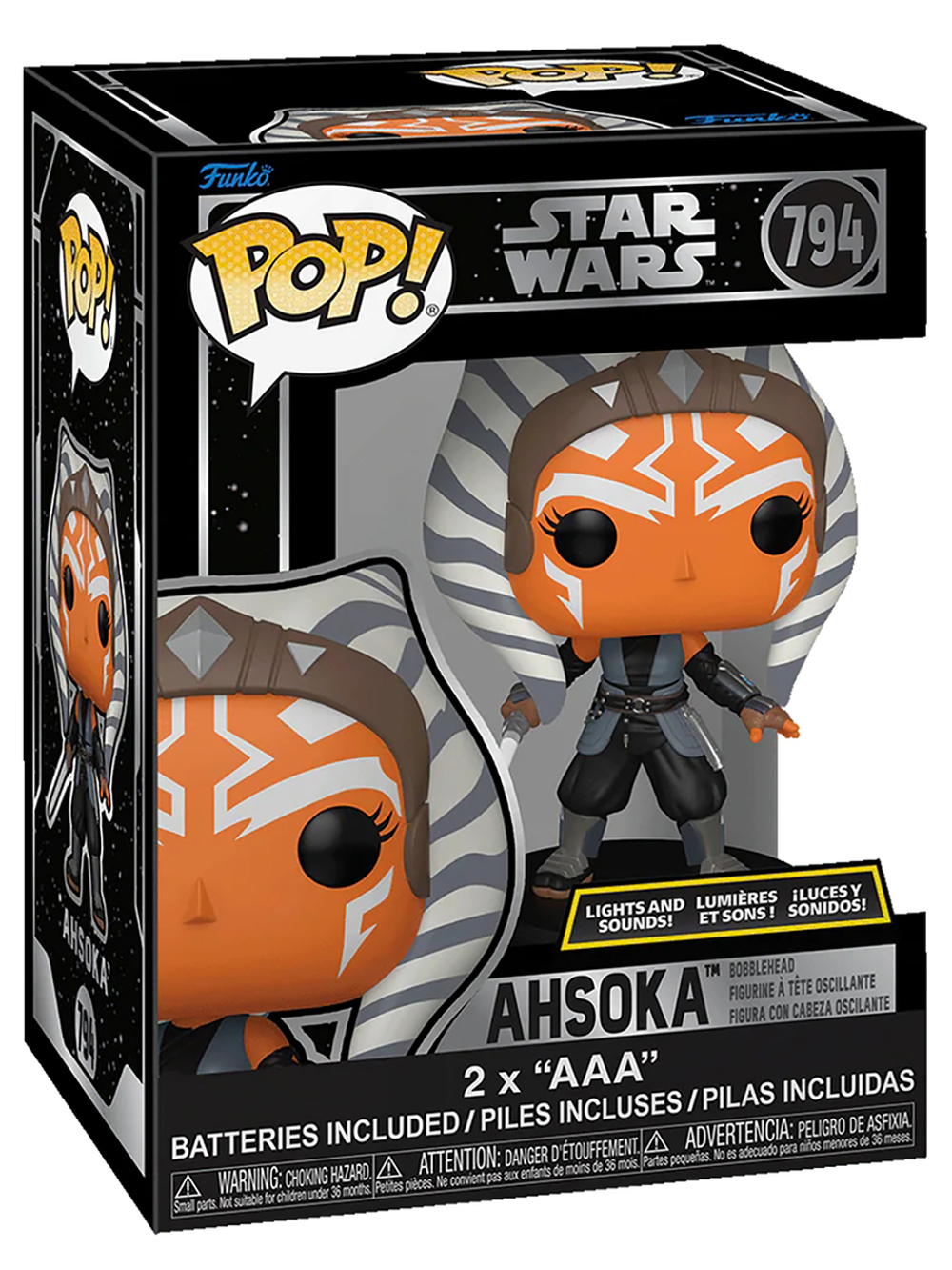 Фигурка Funko POP! Bobble Star Wars Ahsoka (Lights & Sounds) (794) 86453