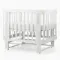 Кроватка-трансформер Happy Baby Mommy Love Белая