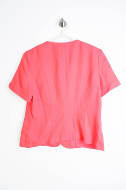 Жакет La Belle с коротким рукавом, маркировка 38, визуально на 44 размер