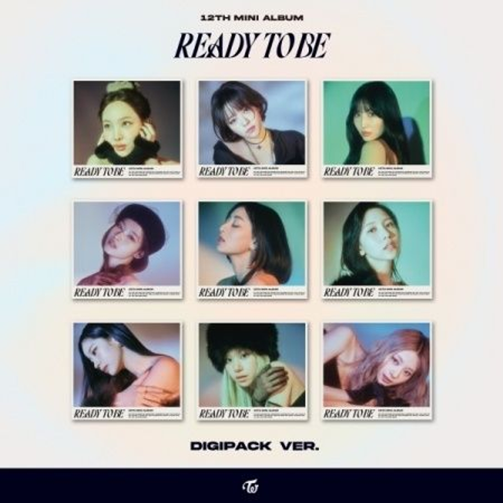 Альбом TWICE - READY TO BE 12th Mini Album DIGIPACK RANDOM Version