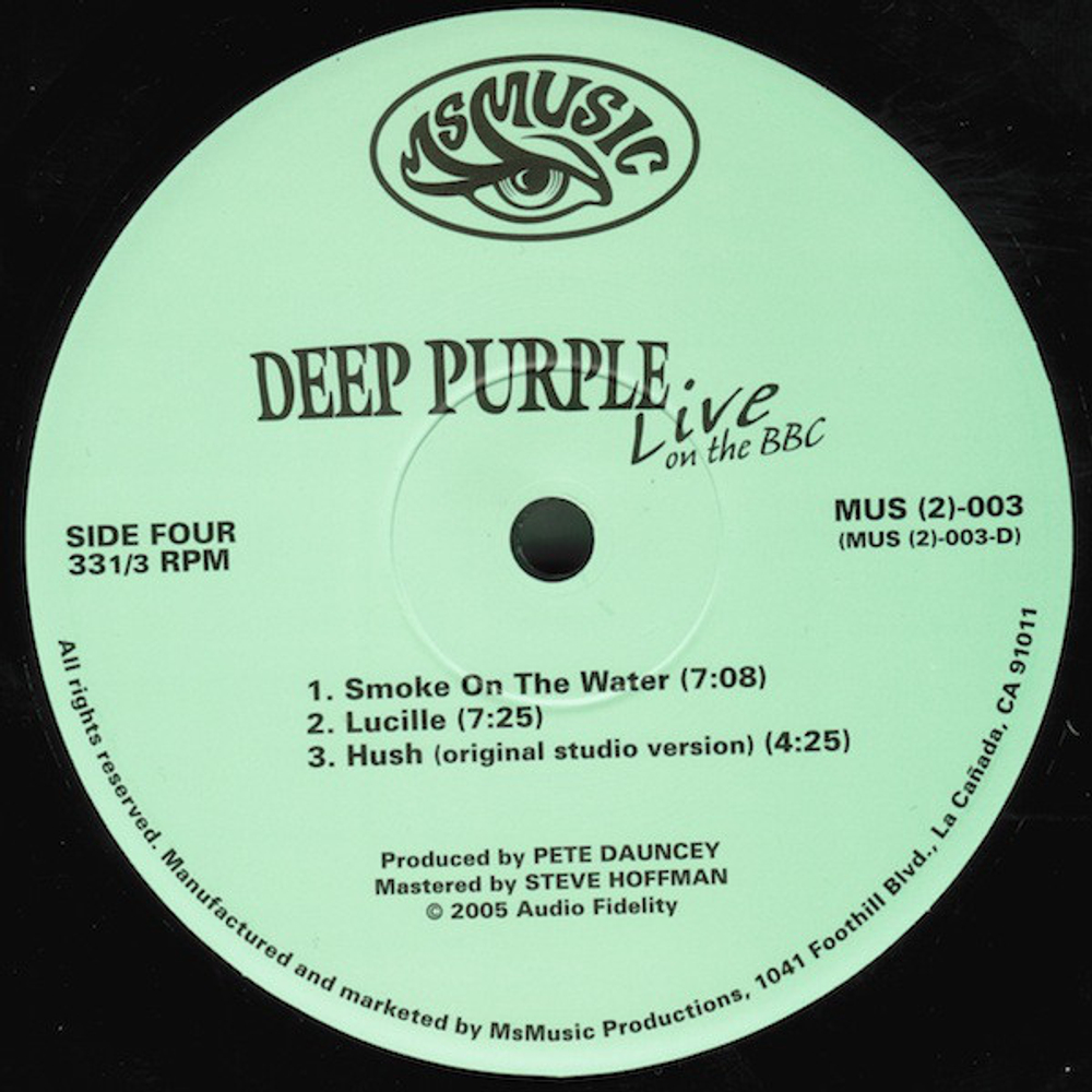 Deep Purple / Live On The BBC (2LP)